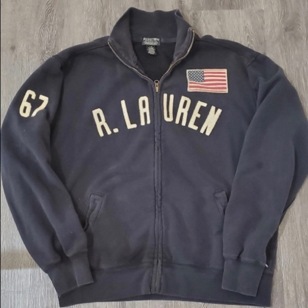Polo Ralph Lauren Full Zip Sweatshirt Sweater L 🔥